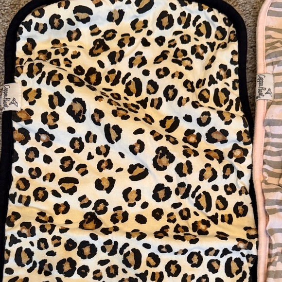 Set of 5 Copper Pearl Patterned Burp Cloths - Picture 2 of 7